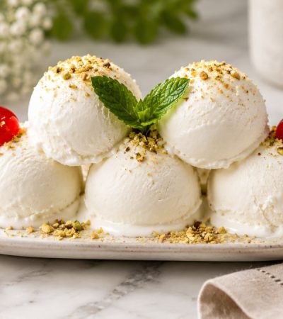 Vegan Παγωτό Βανίλια - Vegan Vanilla Ice Cream