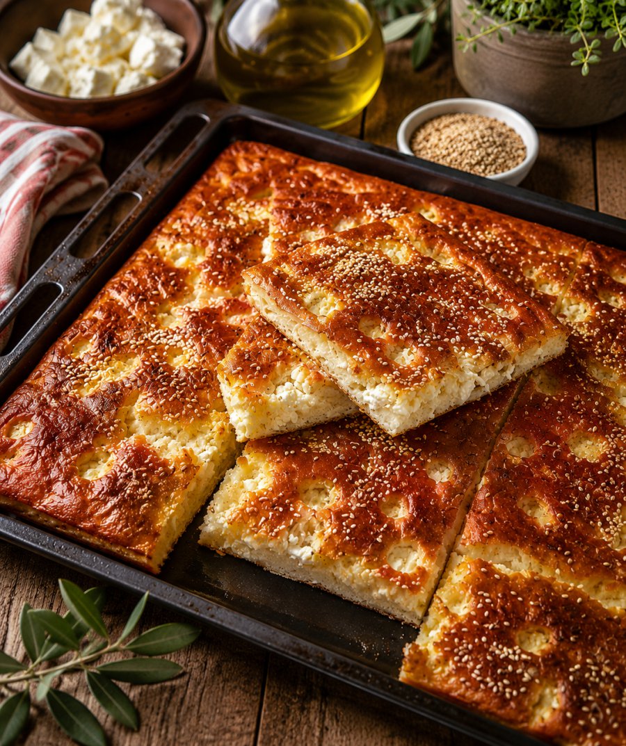 ζυμαρόπιτα τυρόπιτα με φέτα - 10-Minute Greek Feta Pie