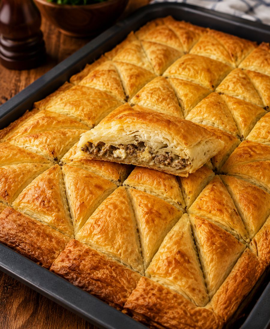 Μελιτζανόπιτα με φέτα και σπιτικό φύλλο - Homemade eggplant pie