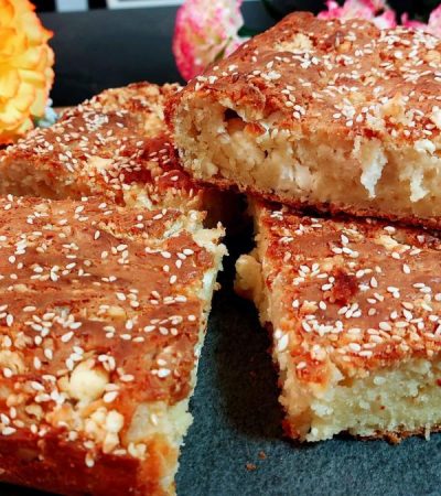 Τυρόπιτα χωρίς φύλλο - Crustless pie with feta