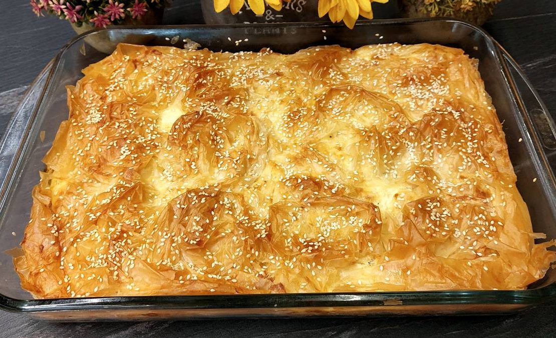 Τυροπιτα Σουφλέ σε ταψί - Easy Greek Feta Soufflé Pie