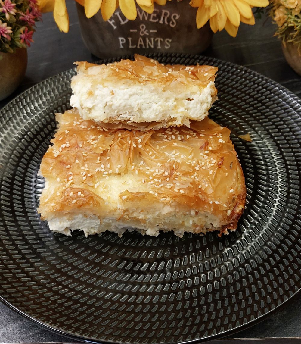 Τυροπιτα Σουφλέ σε ταψί - Easy Greek Feta Soufflé Pie